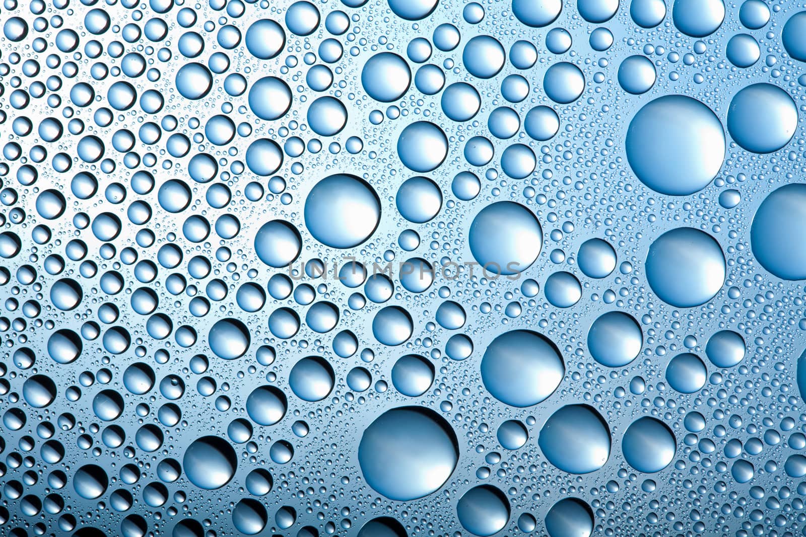 blue water drops background 