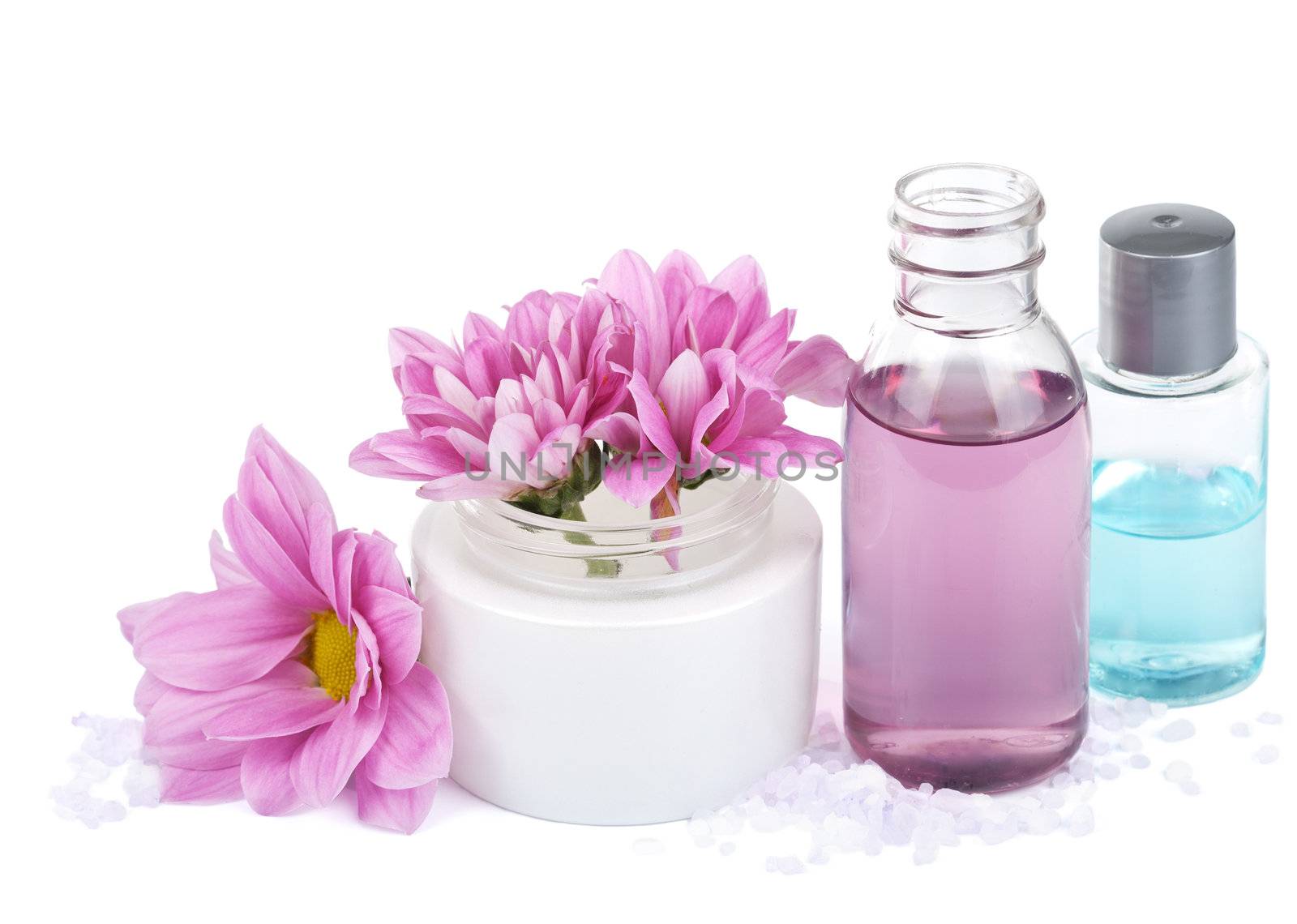 set of natural cosmetic isolated