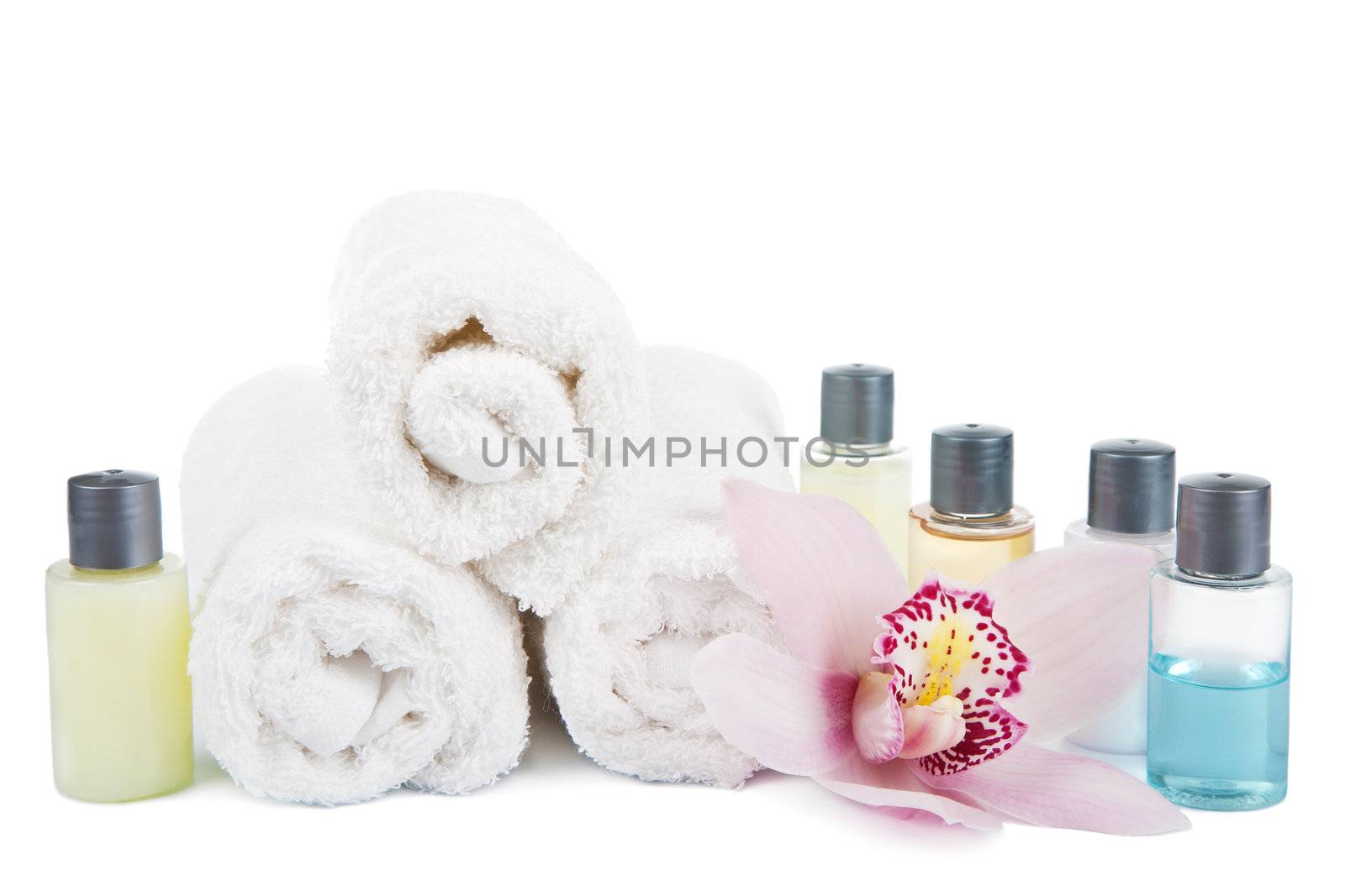 cosmetic set isolated