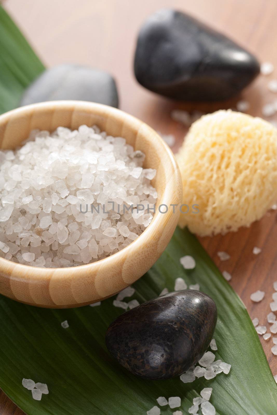 herbal salt and spa stones