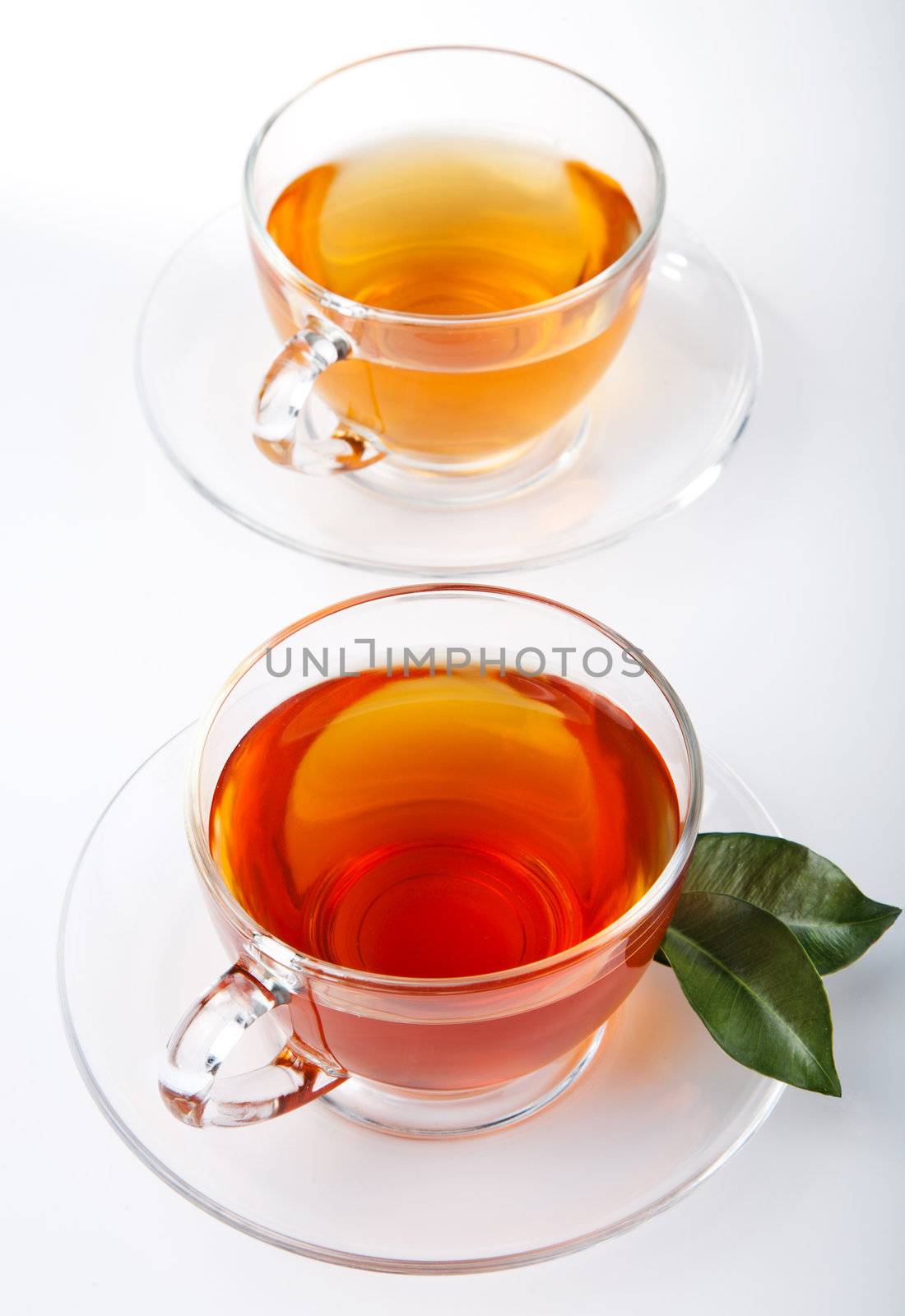 two cups of tea