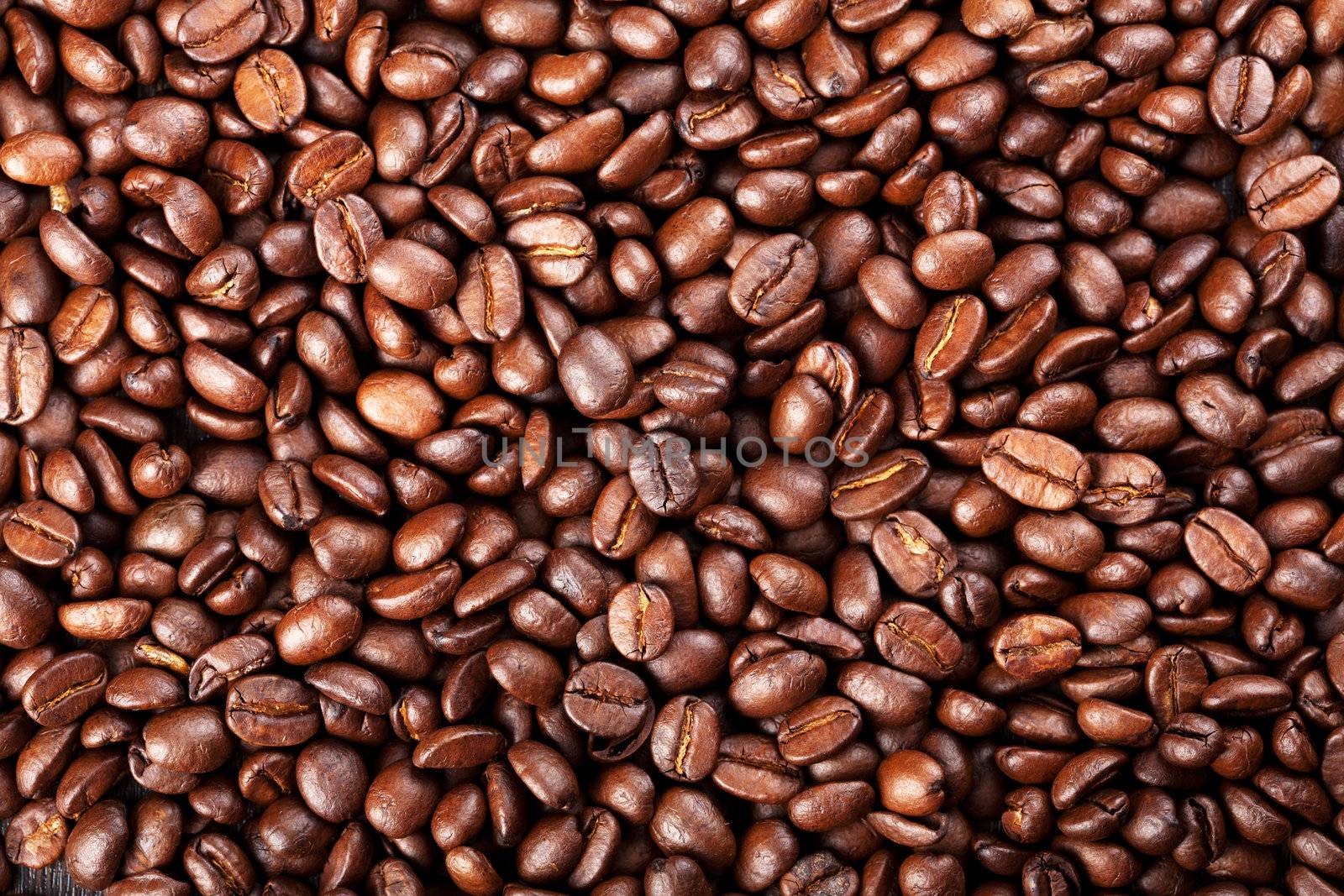 roasted coffee beans background 