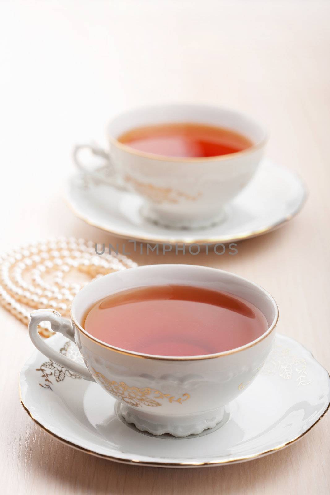 tea in elegant cups