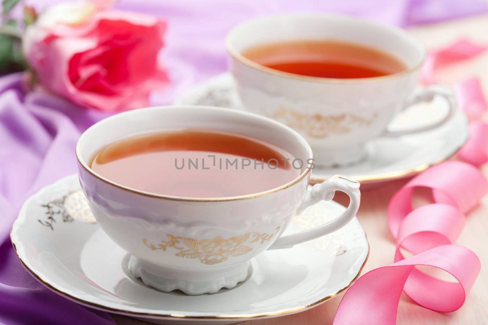 tea in elegant cups