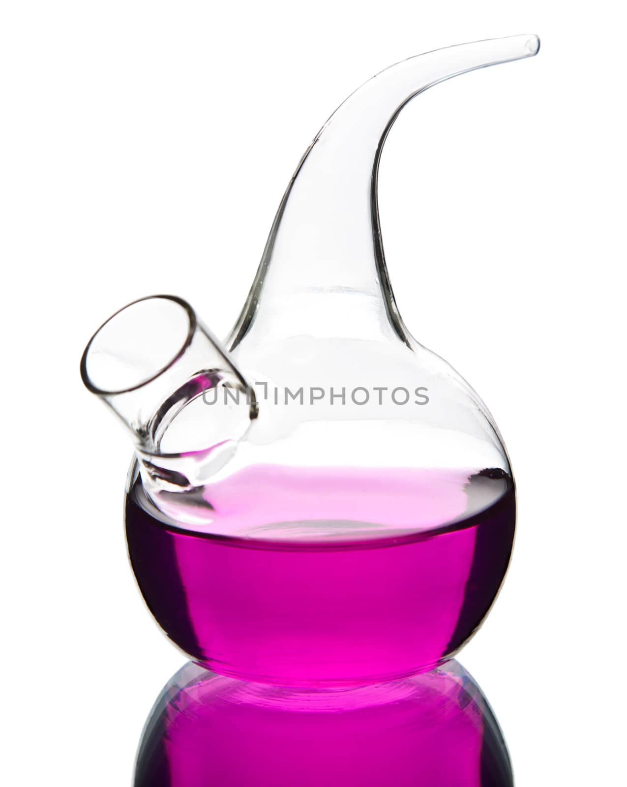laboratory glassware isolated