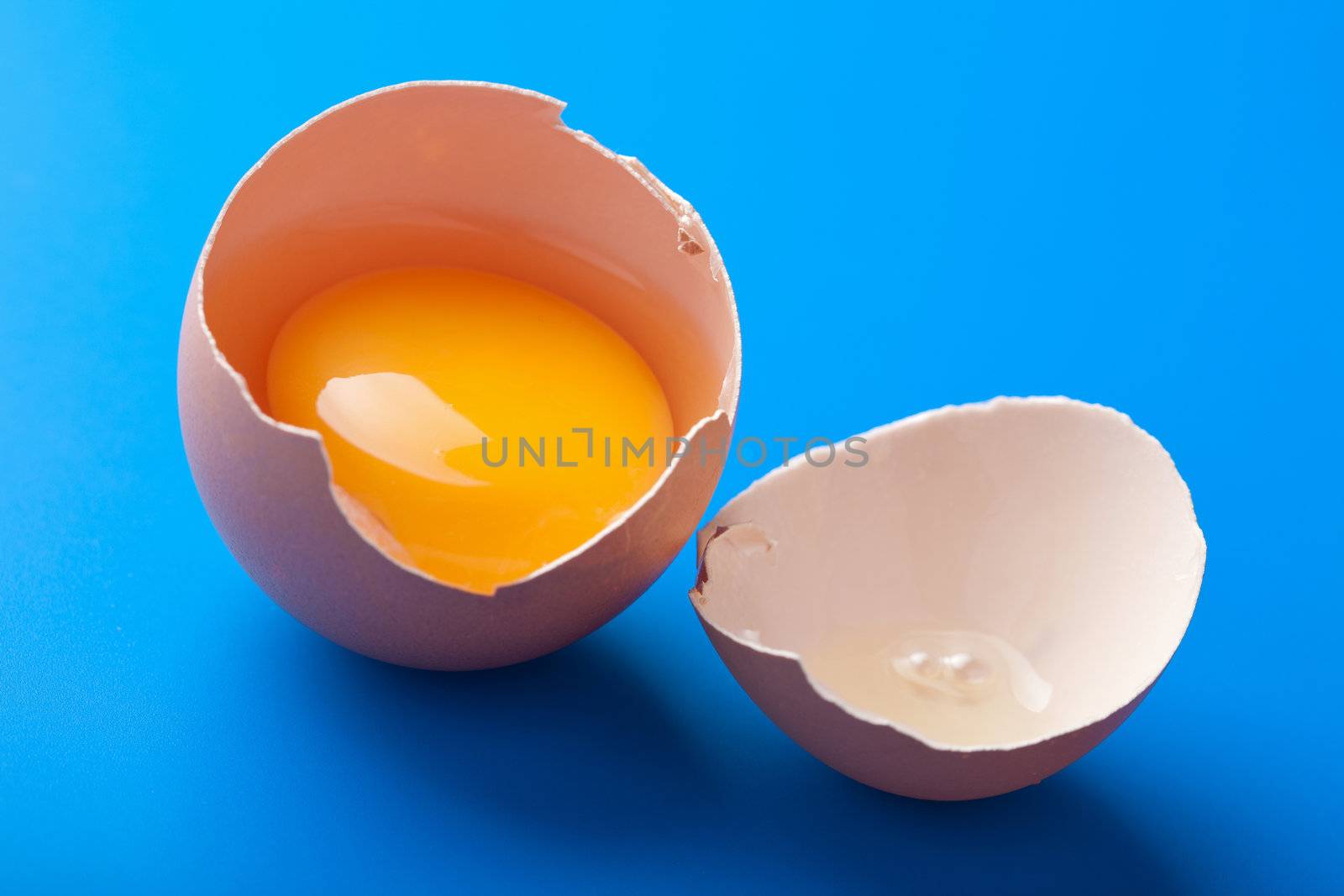 egg over blue