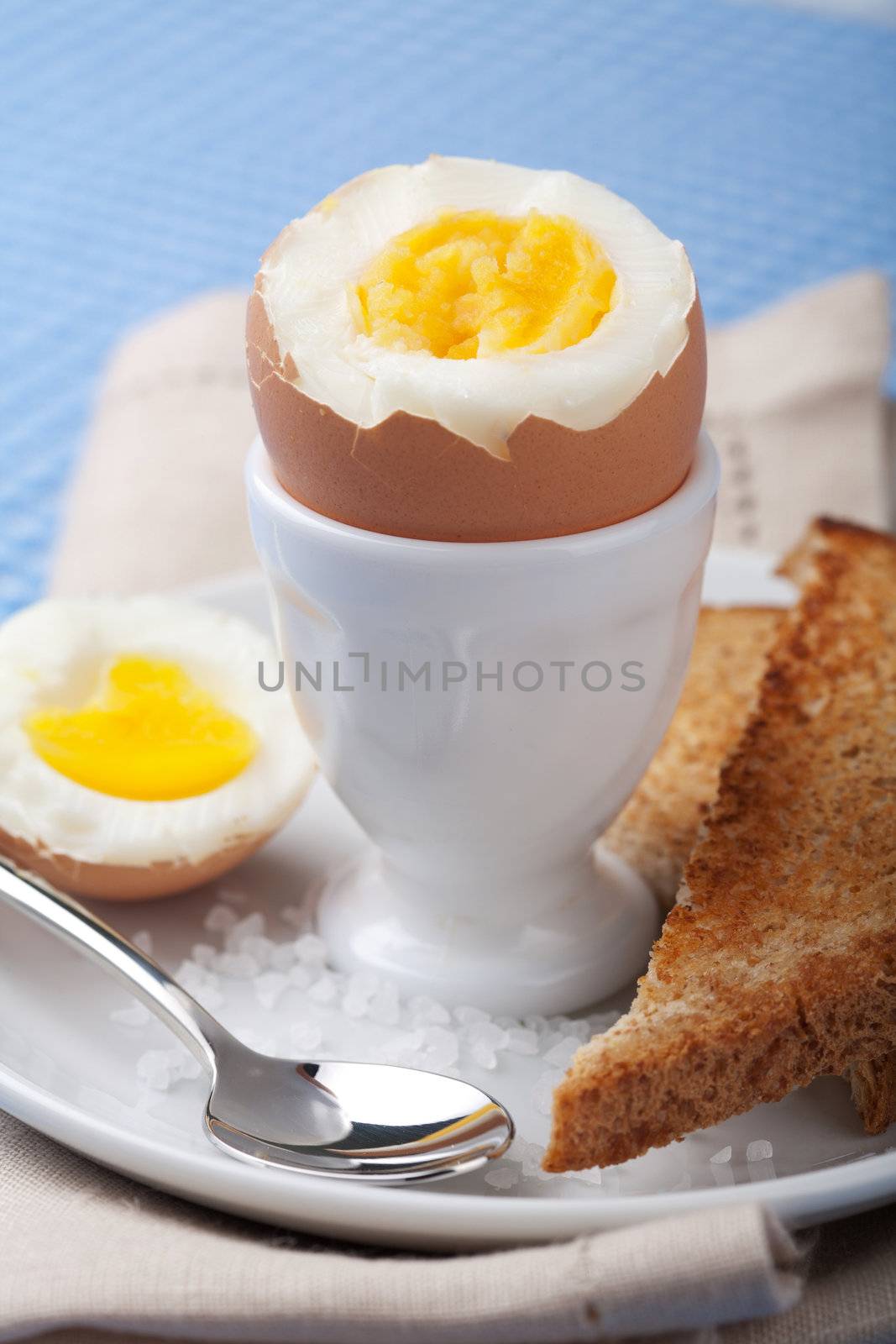 boiled egg in egg cup