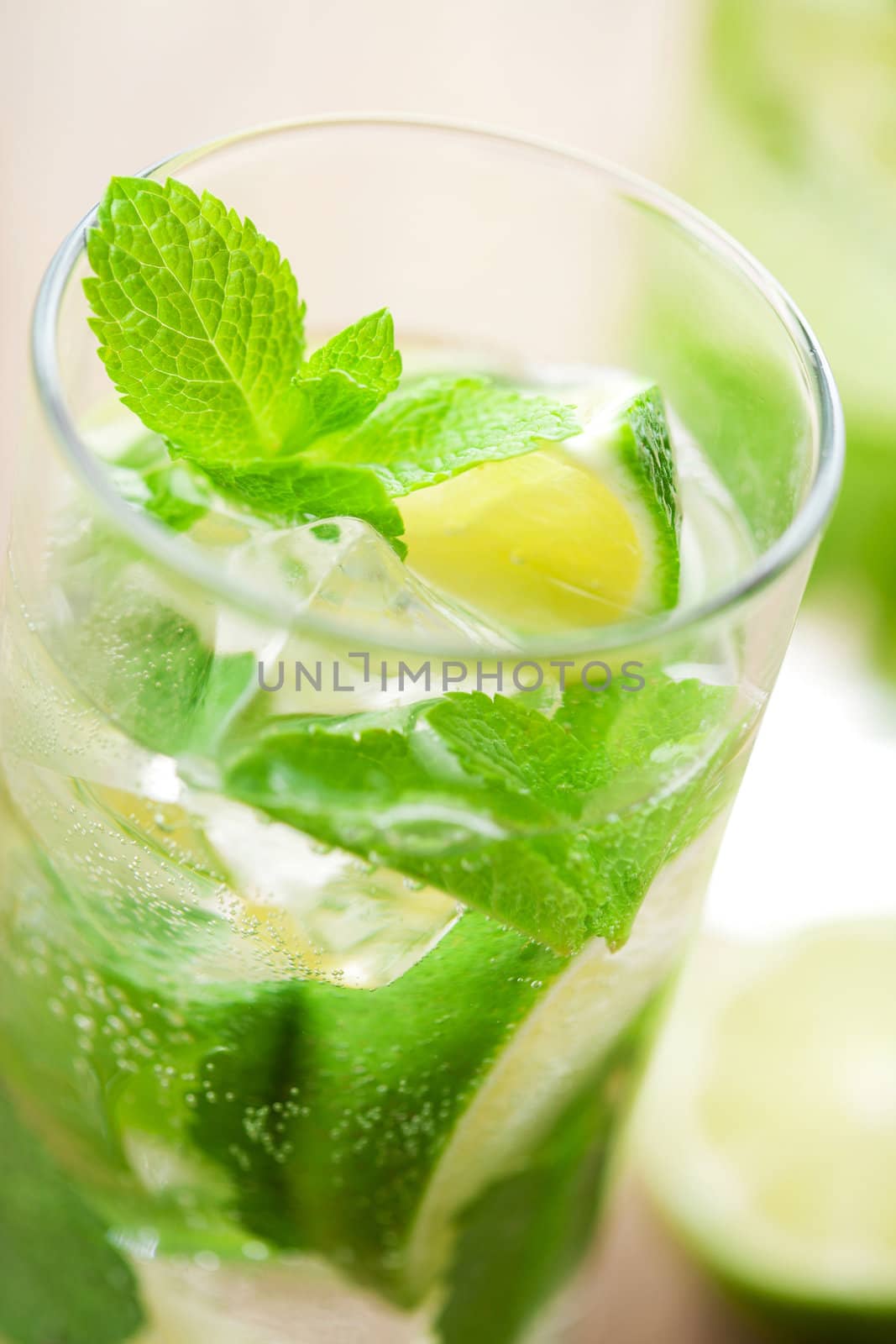 fresh mojito cocktail