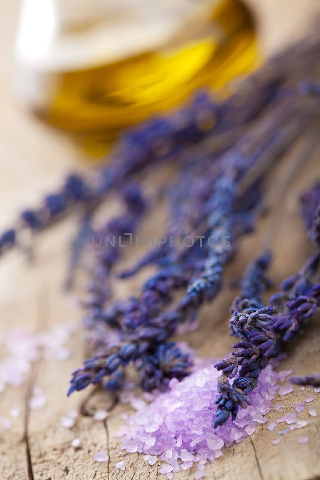 herbal salt and lavender