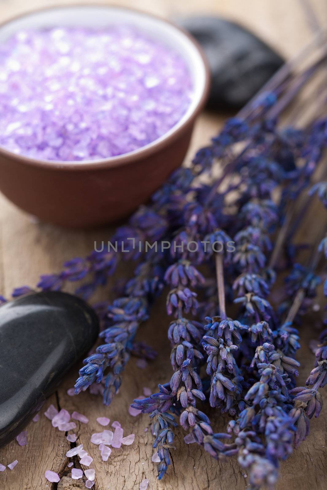 lavender and herbal salt 
