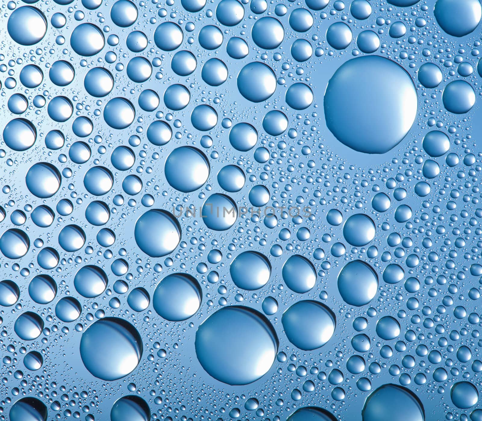 blue water drops background 