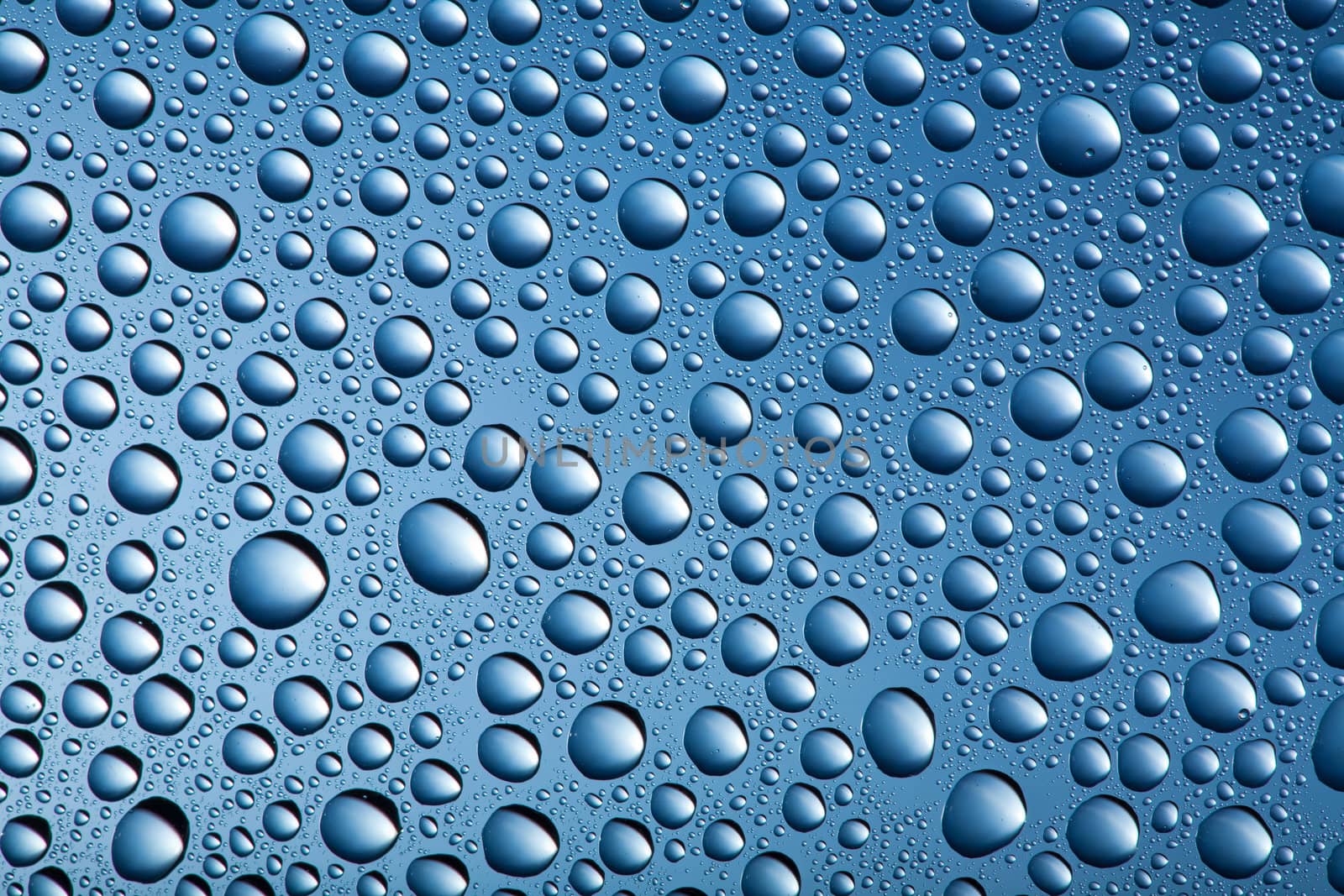 blue water drops background 