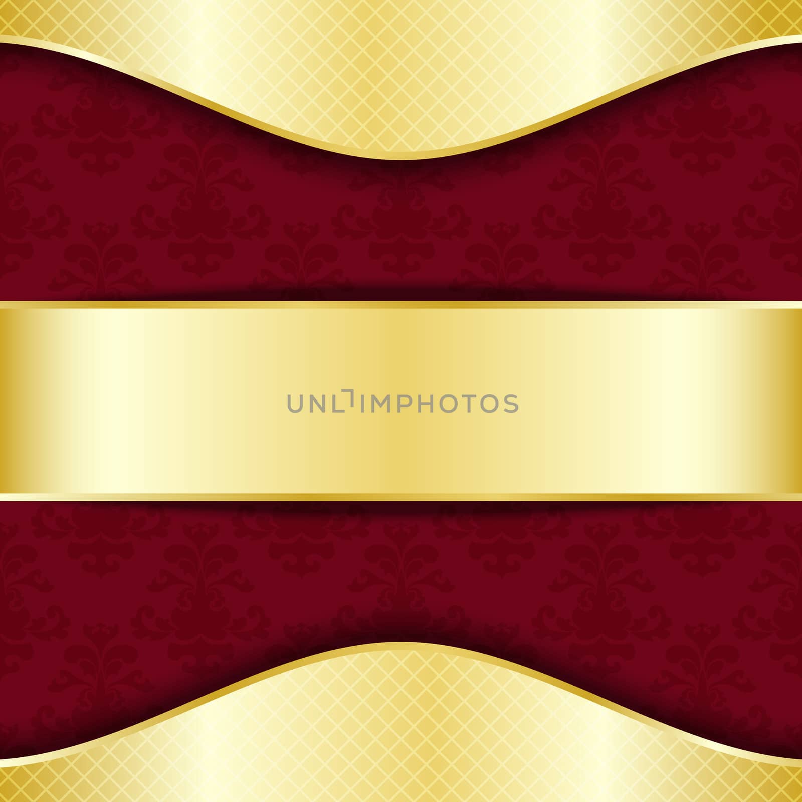 Gold and red template by wertaw