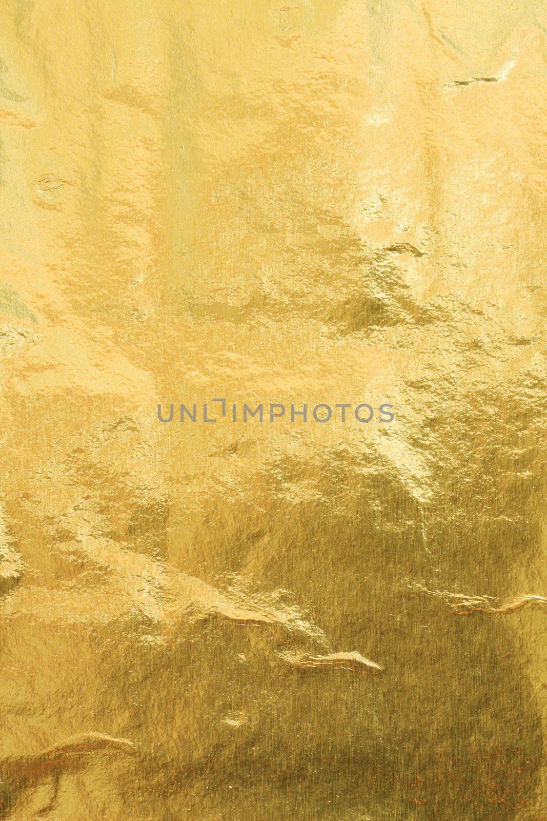 Gold foil abstract texture