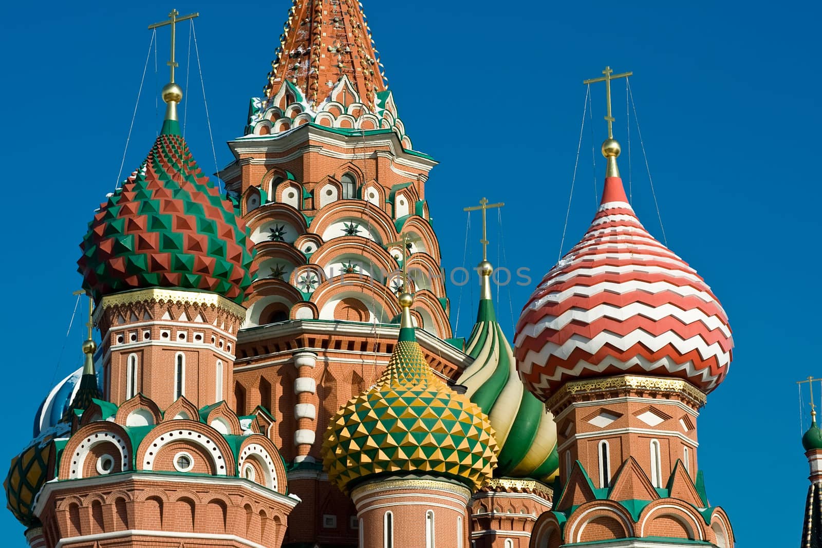 St Basil's Cathedral on Red Square, Moscow, Russia