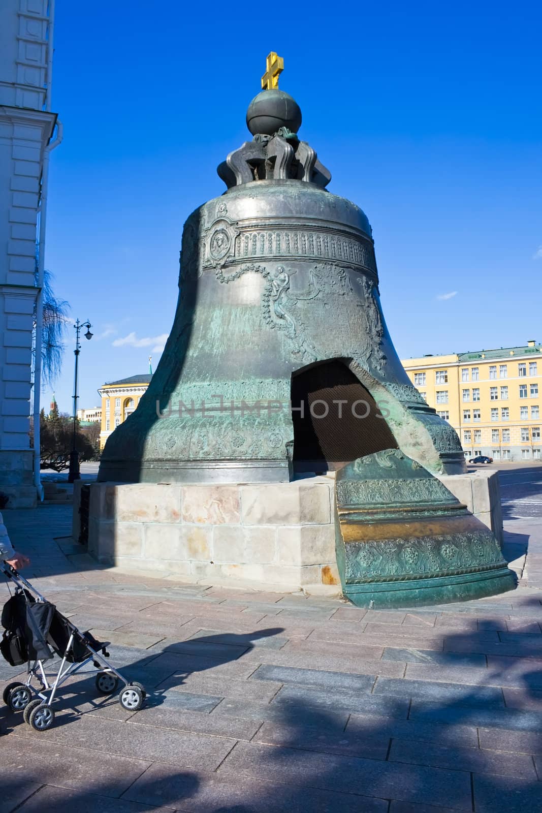 Tsar (king) Bell is the largest in the world, Moscow Kremlin, Russia