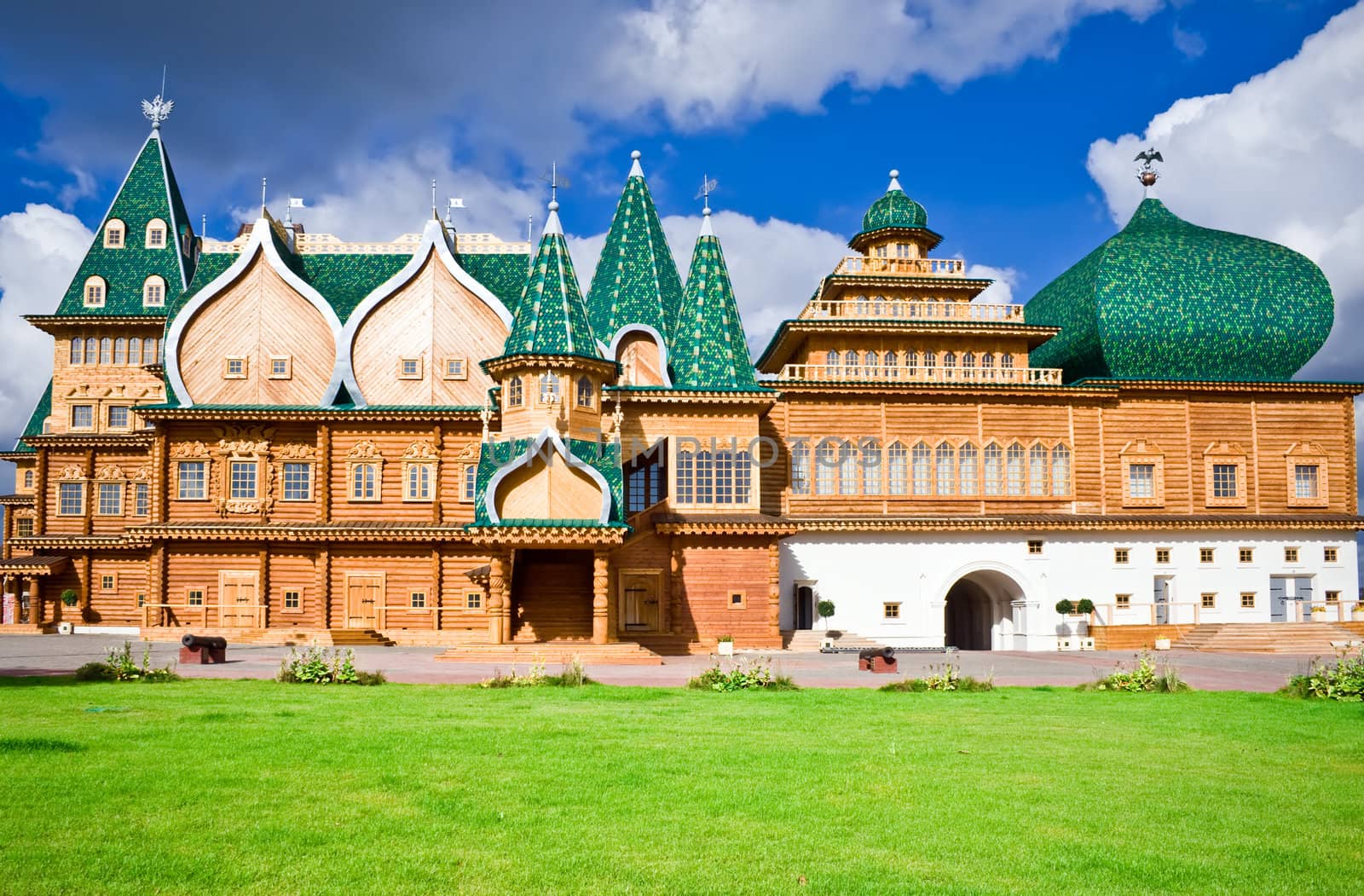 Wooden palace in Kolomenskoe, Moscow, Russia