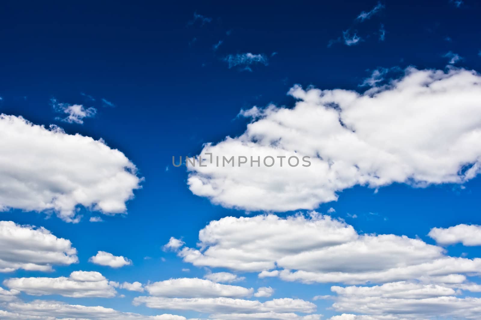 Blue cloudy sky