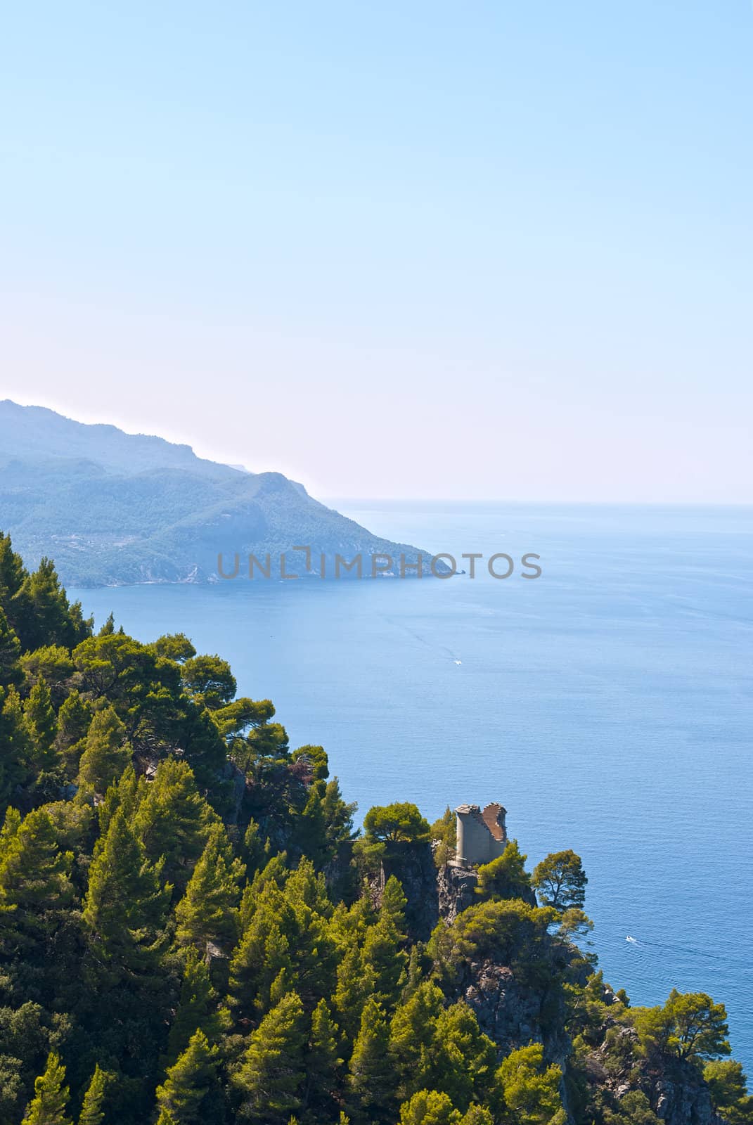 The view of the ocean, Majorca, Spain