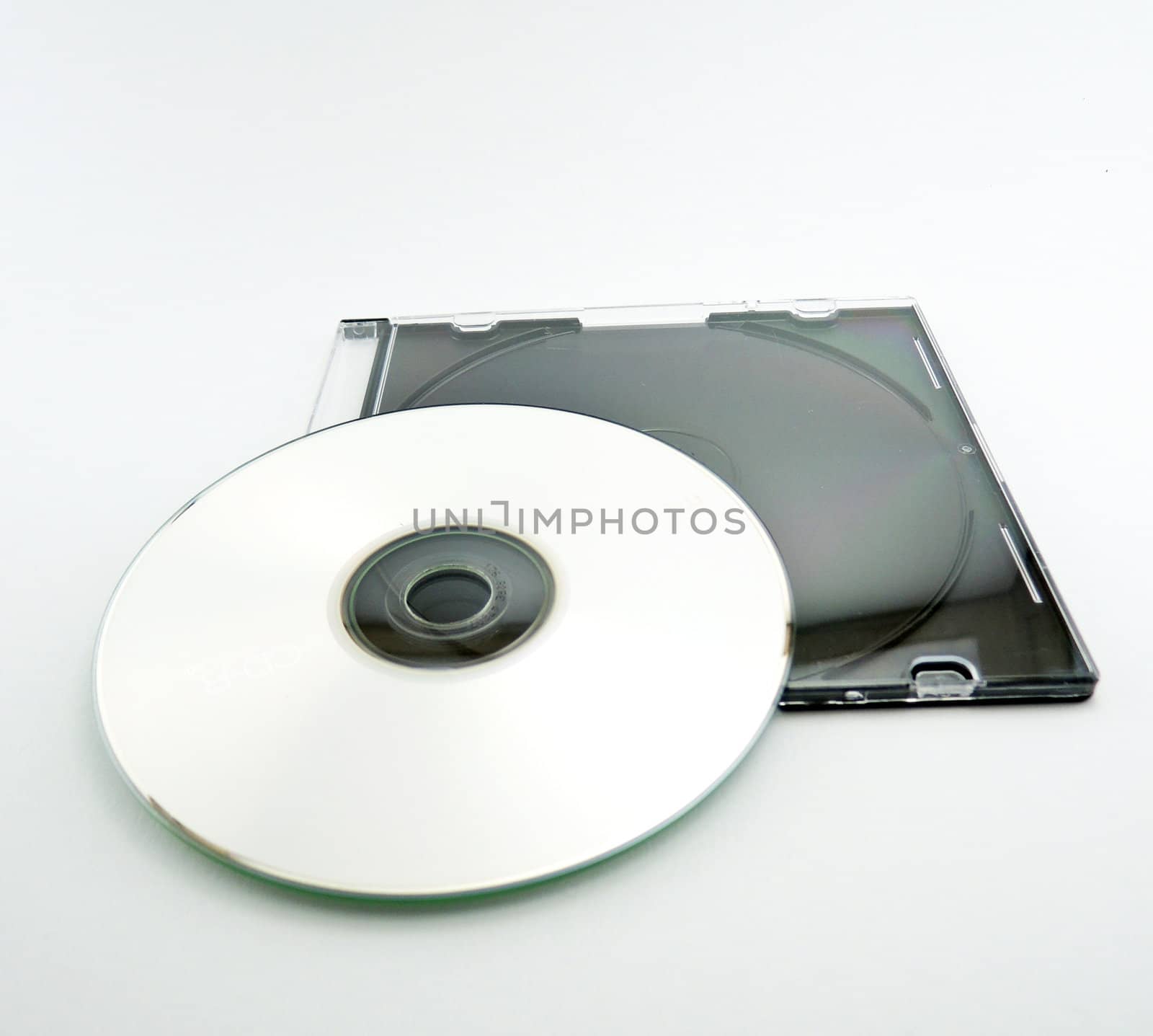 The cd-disk and box  isolated on a white background by MalyDesigner