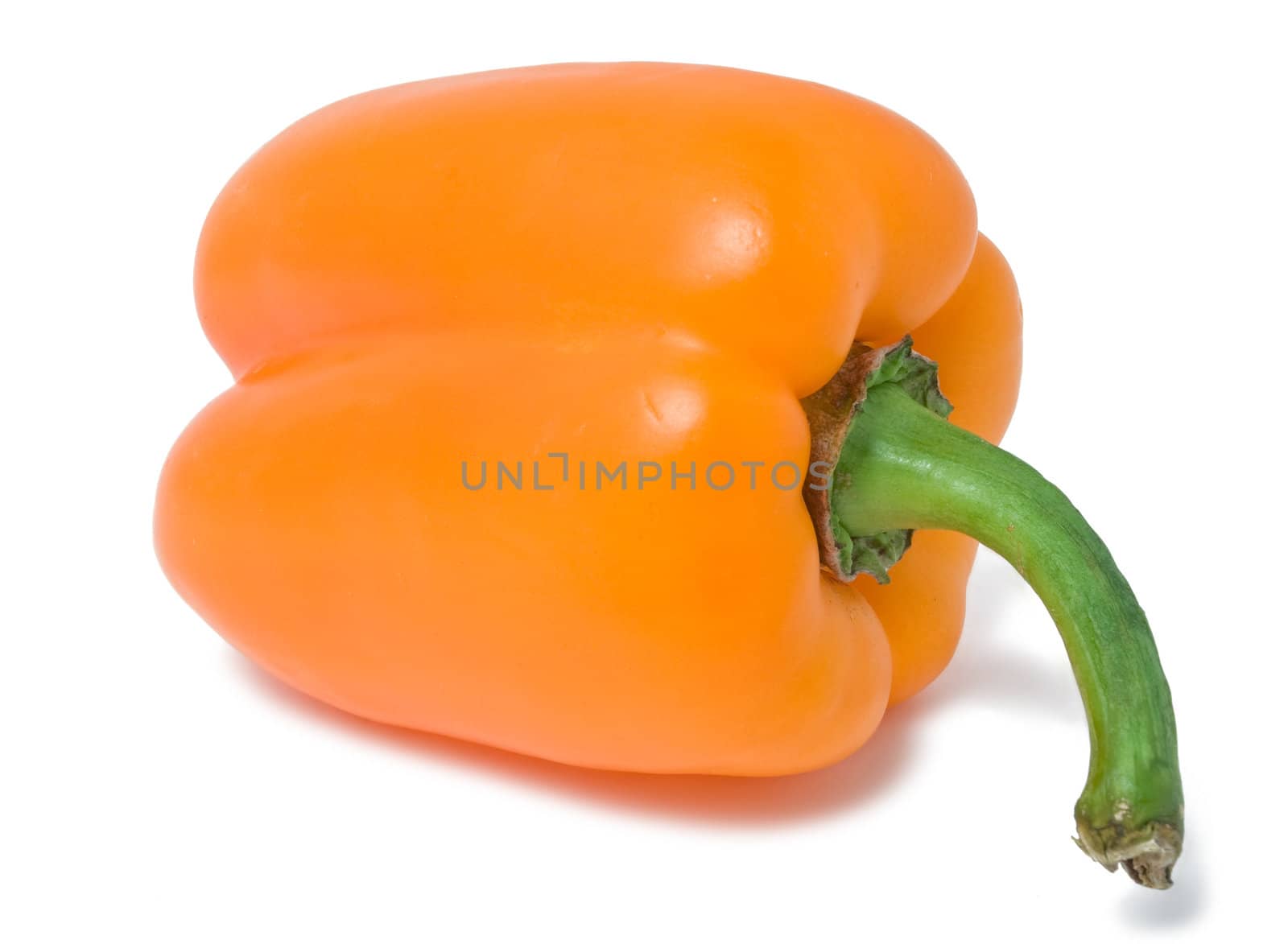 Bell pepper isolated on white background