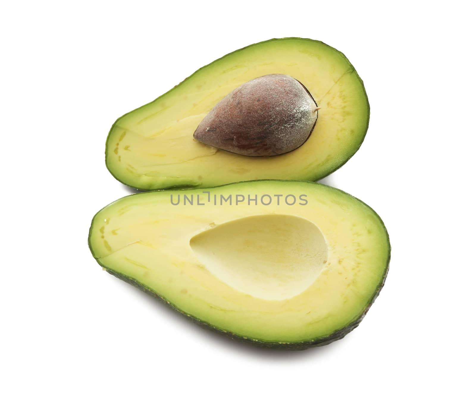Avocado isolated on white background