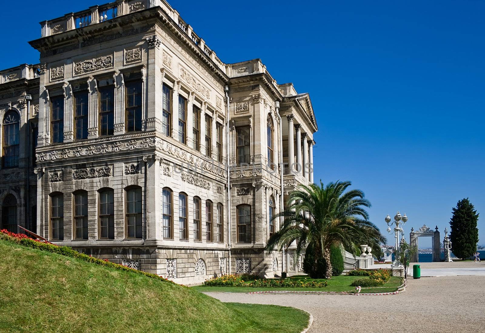 Dolmabahce palace in Istanbul, Turkey