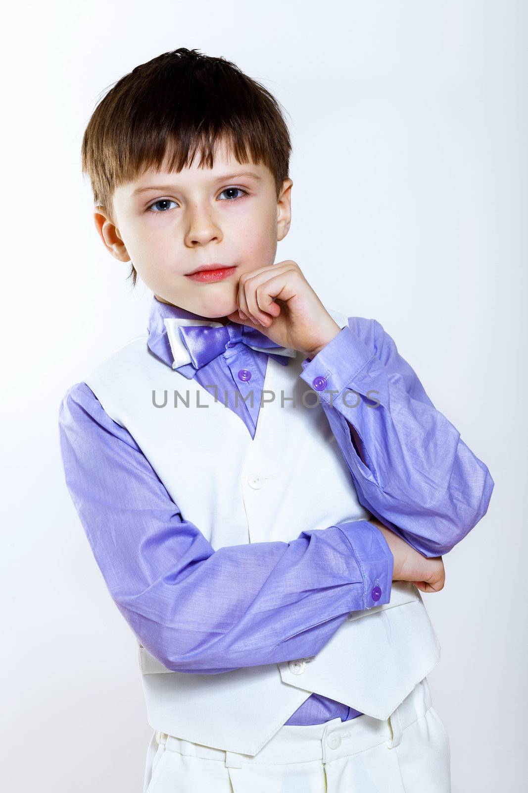 Portrait of a little boy by sergey_nivens