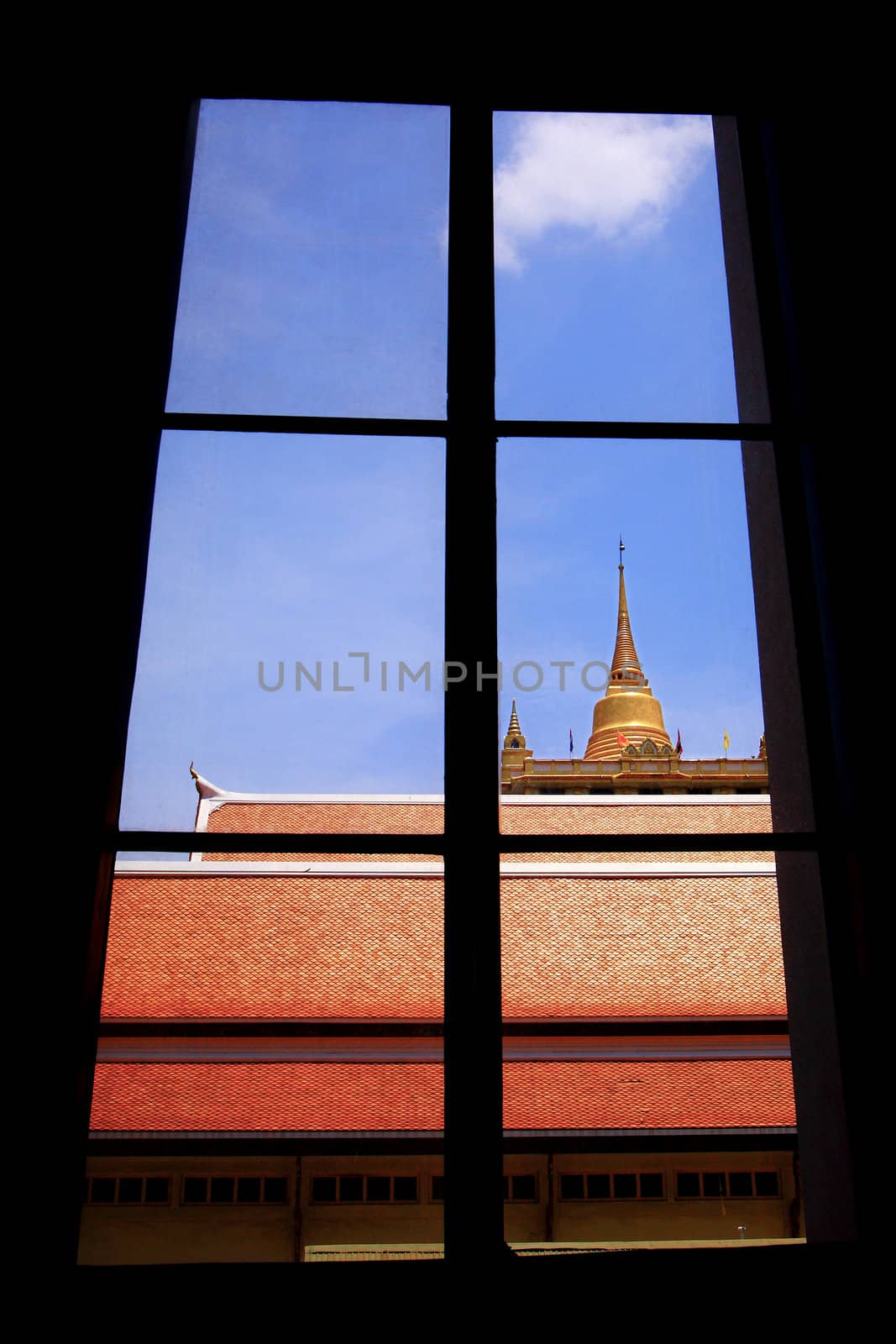 Golden Mount and Wat Saket,Thailand