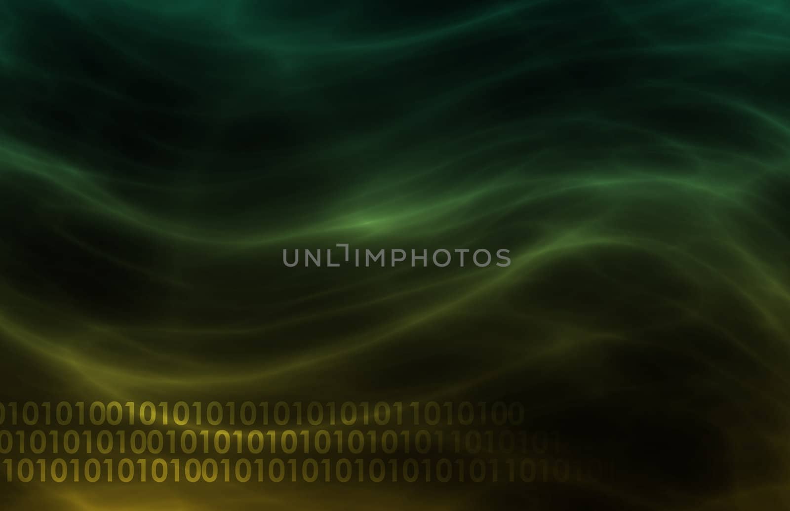 Science Technology Data as a Abstract Art