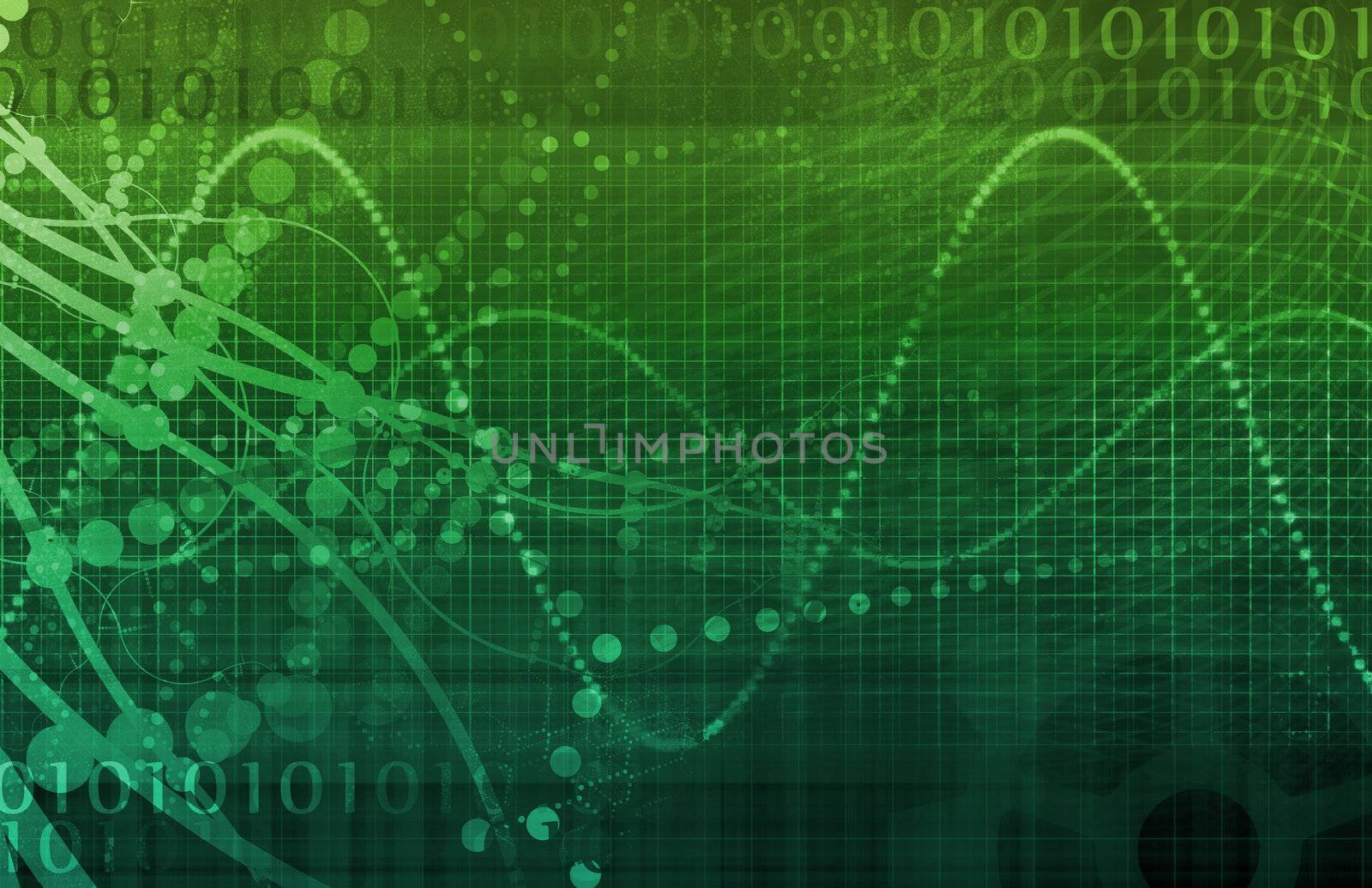 Security Network Data of the World Background