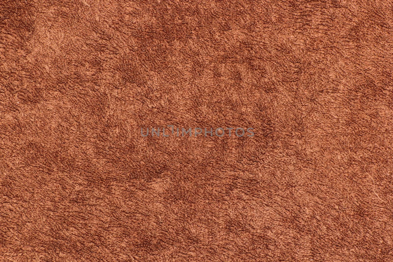 closeup of a textured brown towel