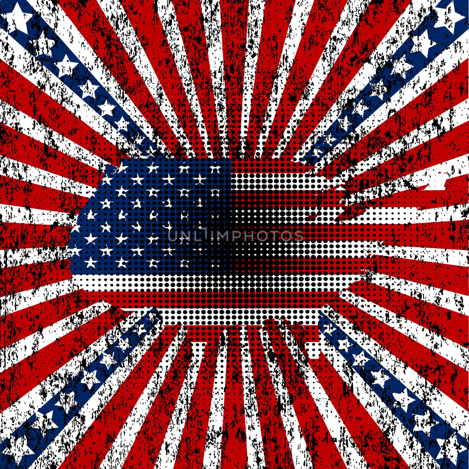 Grunge American background