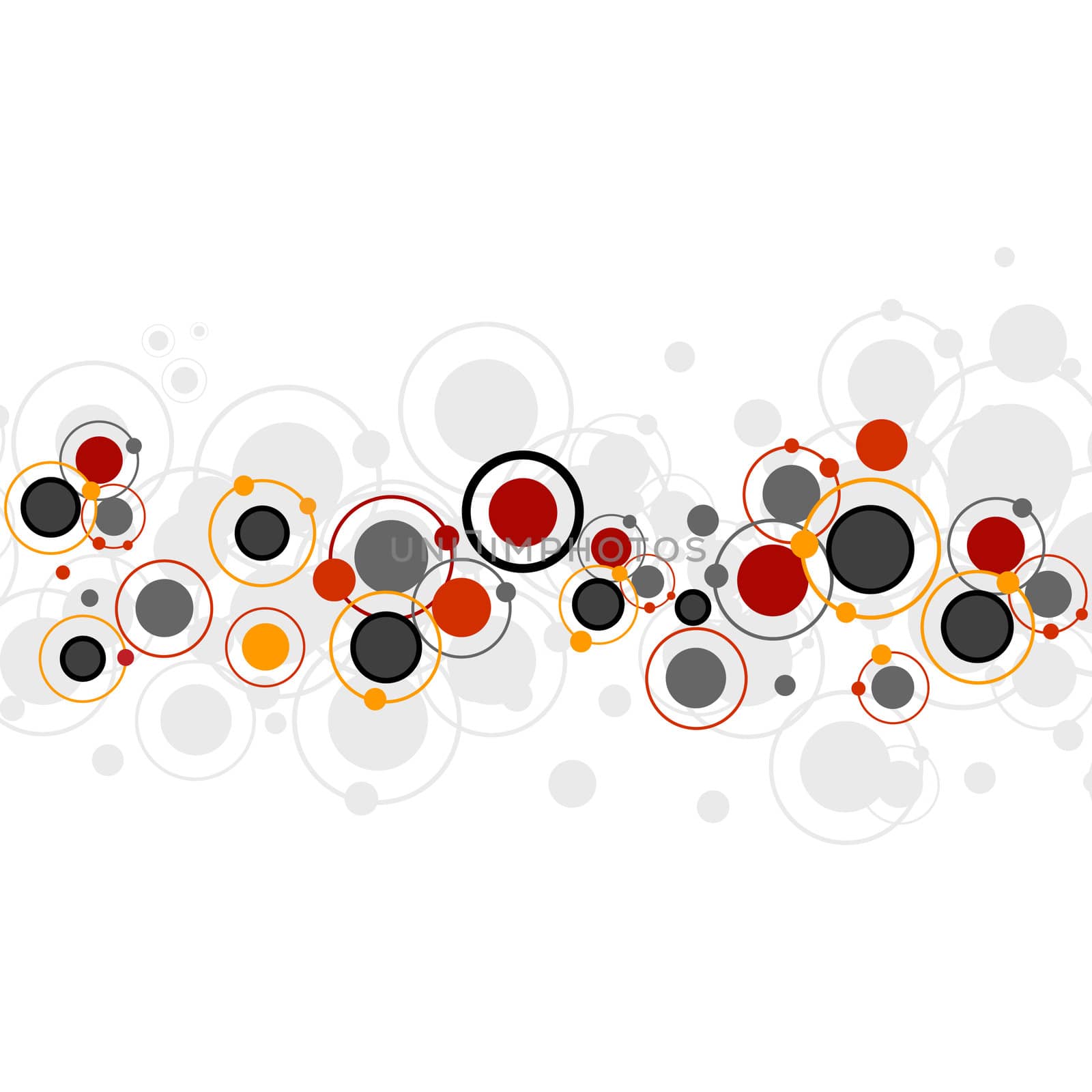 Background with colored circles