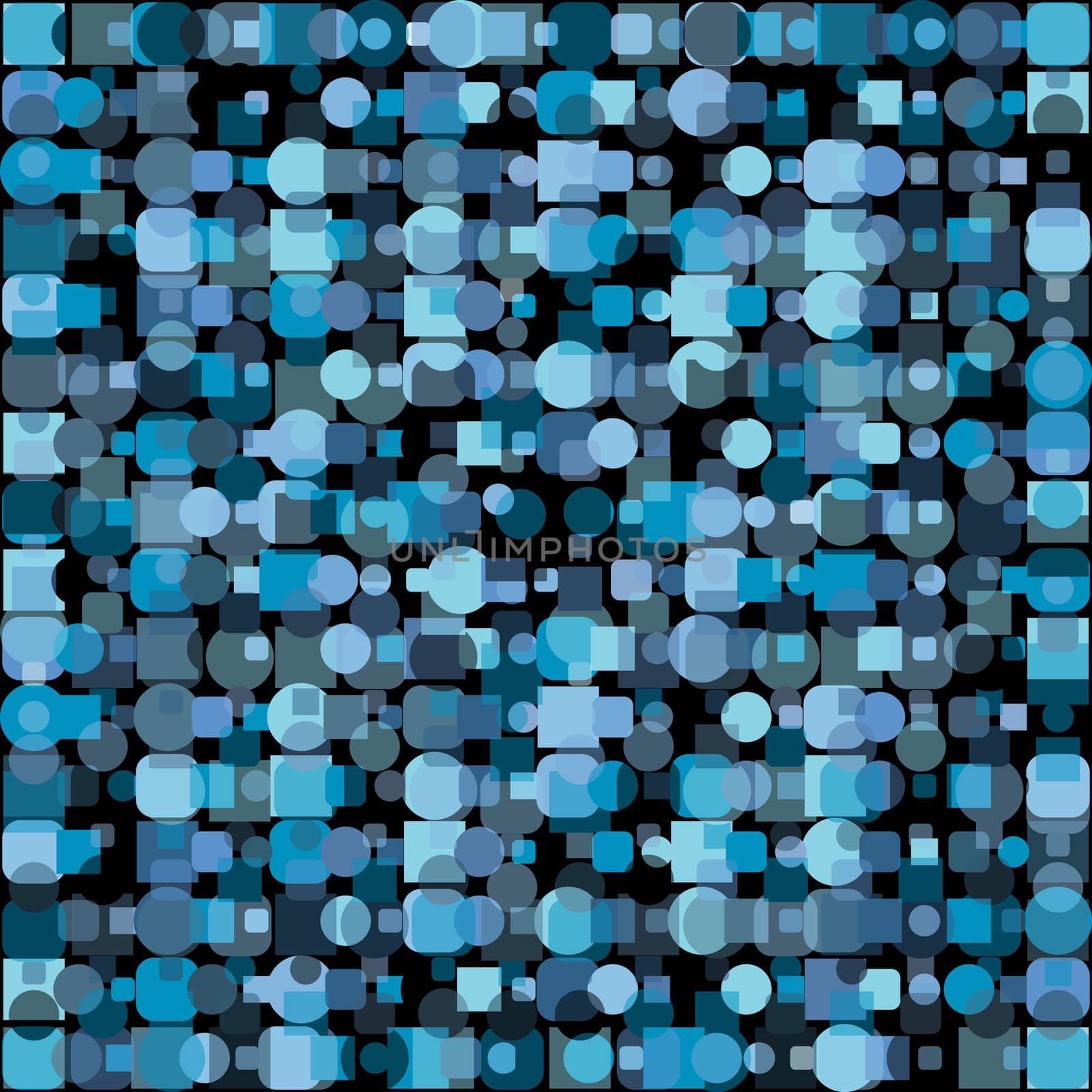 Abstract blue geometric shapes background