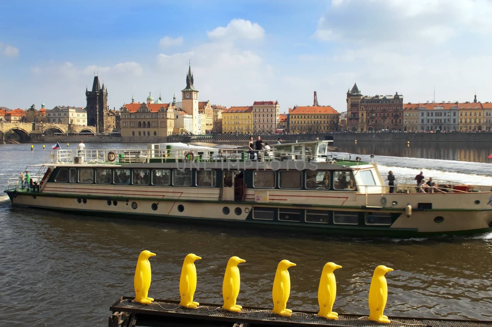 on the Vltava River, Prague, Czech Republic by irisphoto4