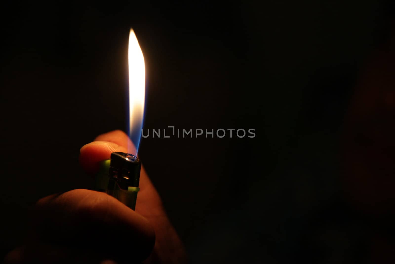 Lighter flame