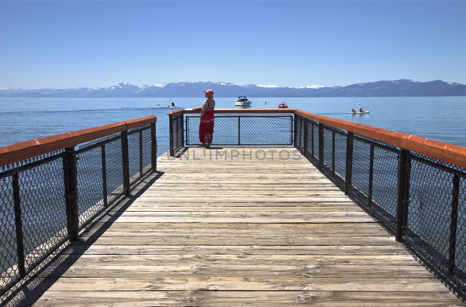 Visiting Lake Tahoe in Nevada and California.