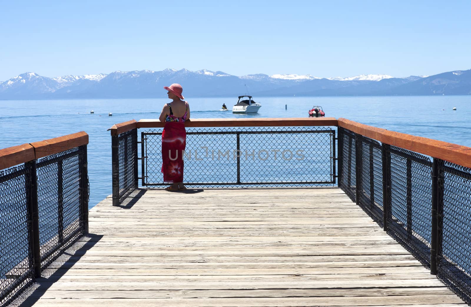 Visiting Lake Tahoe in Nevada and California.