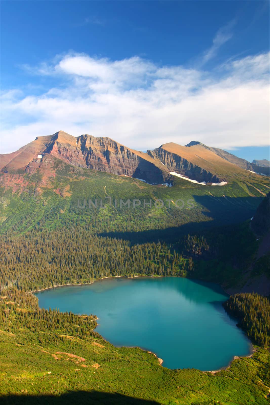 Grinnell Lake Glacier National Park by Wirepec