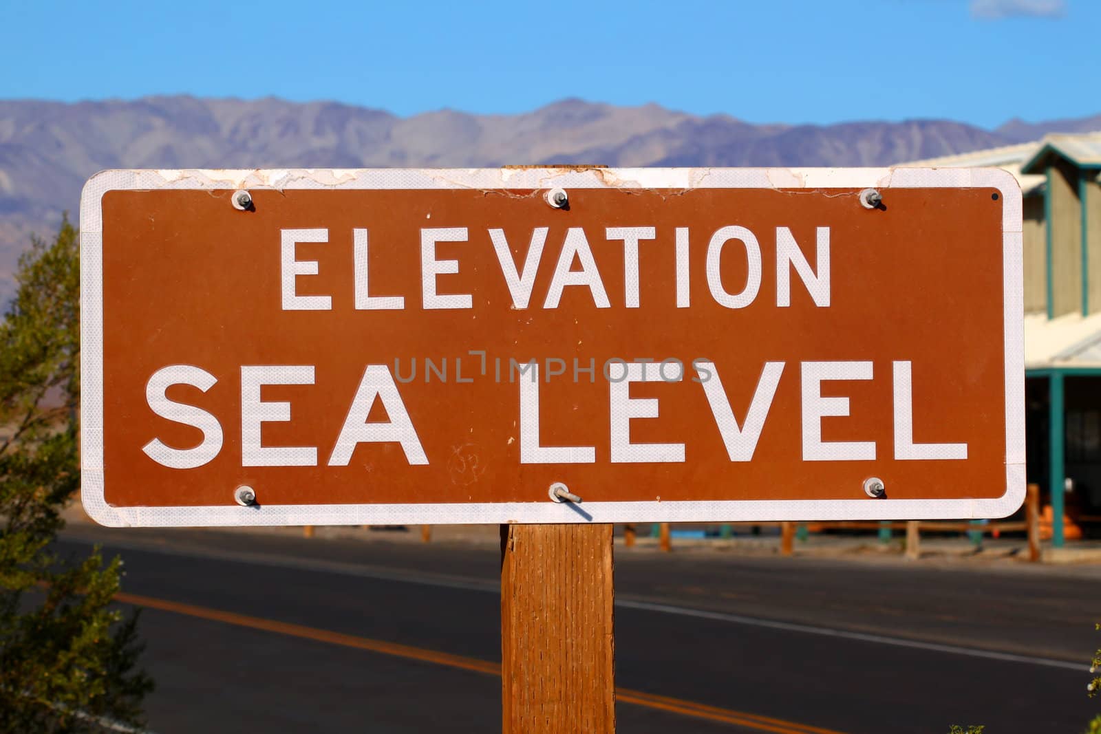 Elevation Sea Level Sign by Wirepec