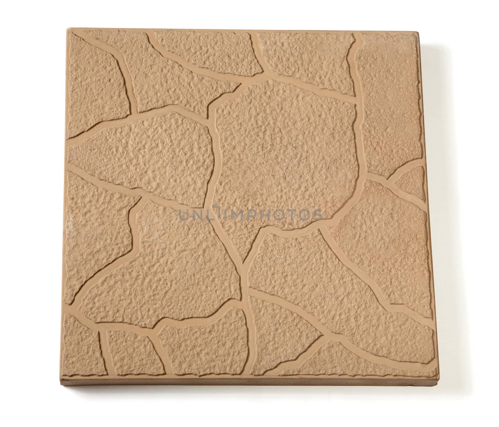 paving tile on a white background