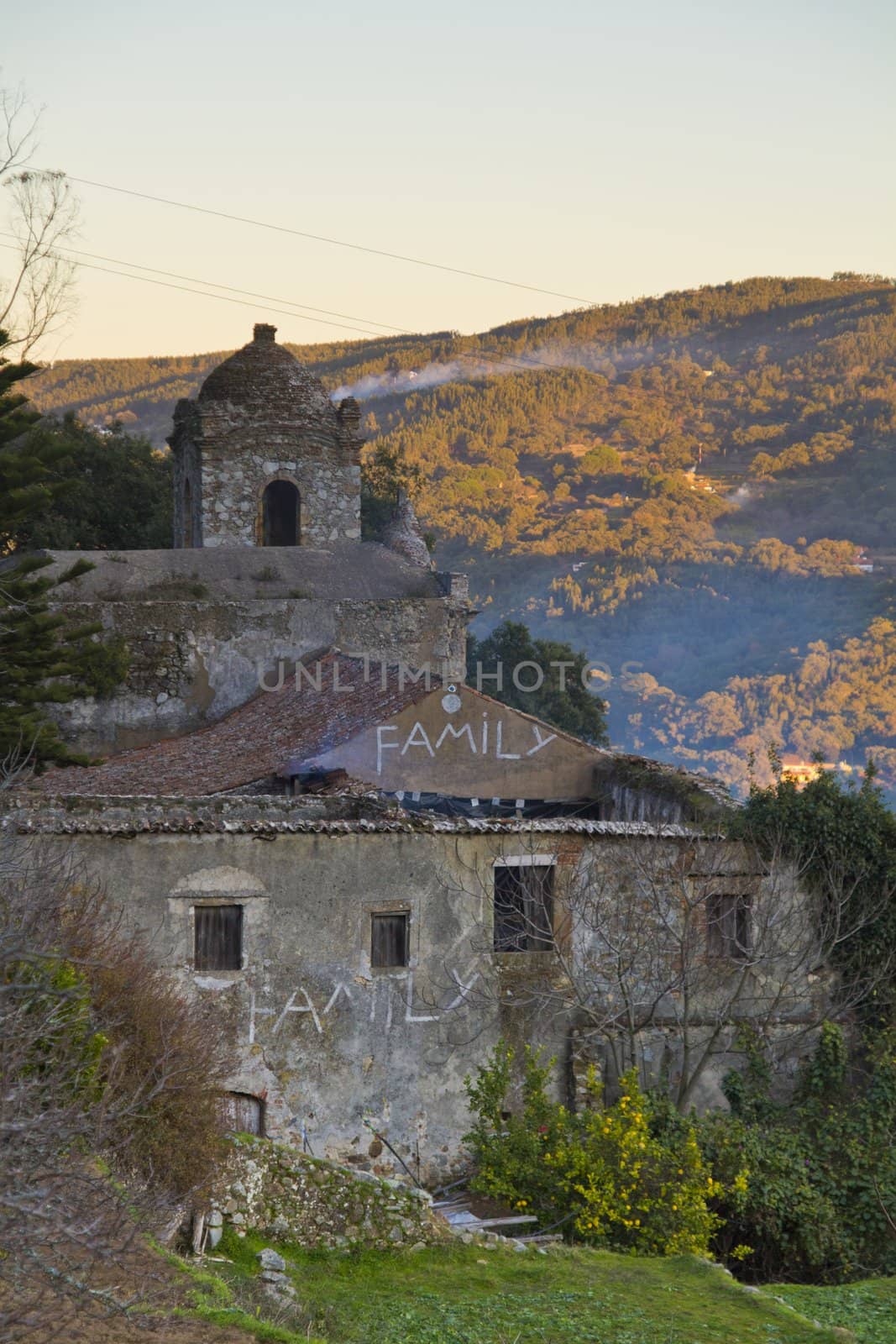 View of the Convent of Nossa Senhora do Desterro located in Monchique, Portugal.