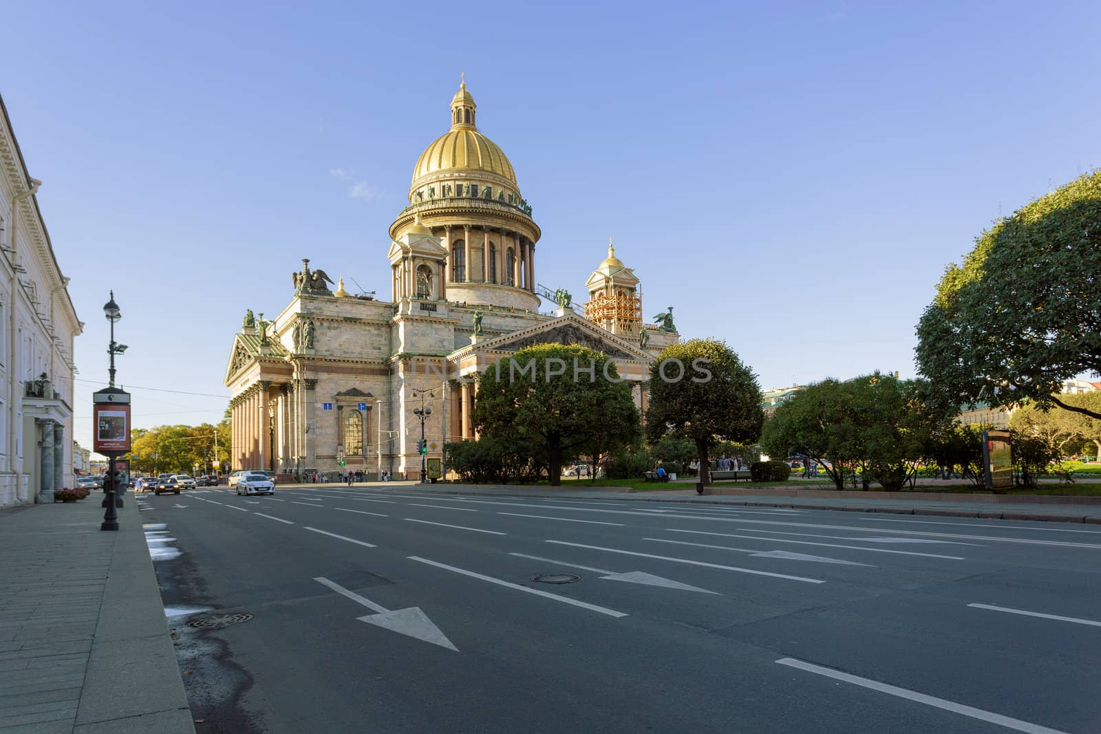 Isaac s Cathedral in St. Petersburg , Russia