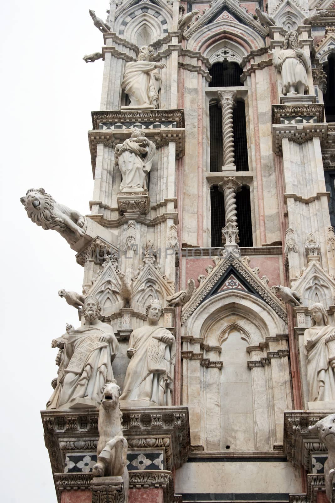 Details from Duomo in Siena, Italy