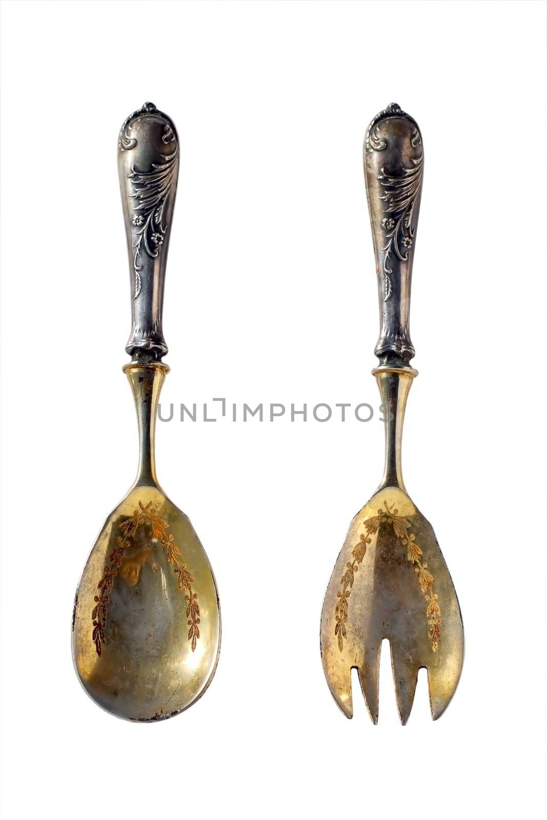 Spoon and fork by anelina