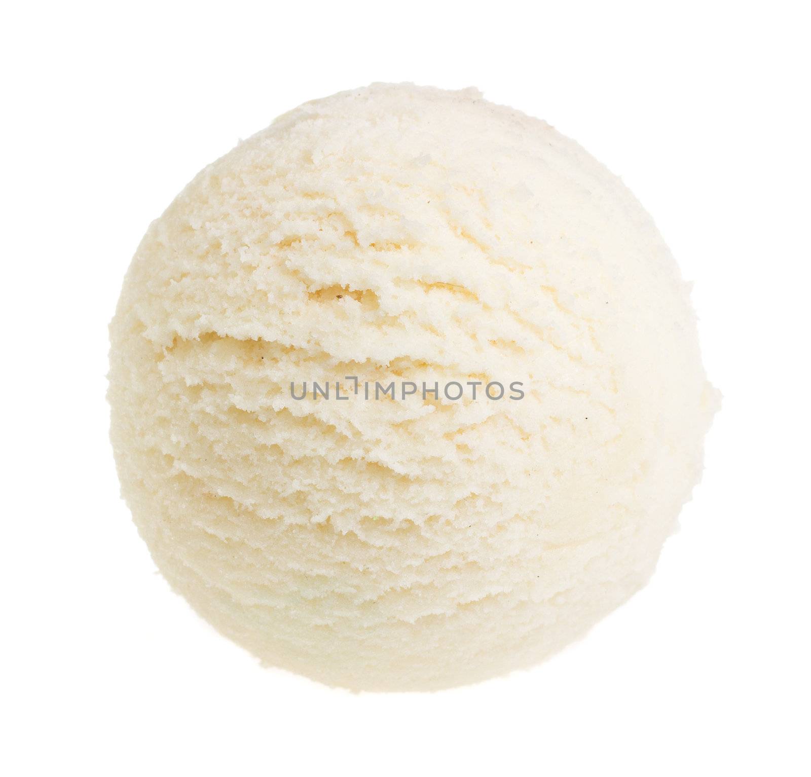 Ice cream isolated on white background