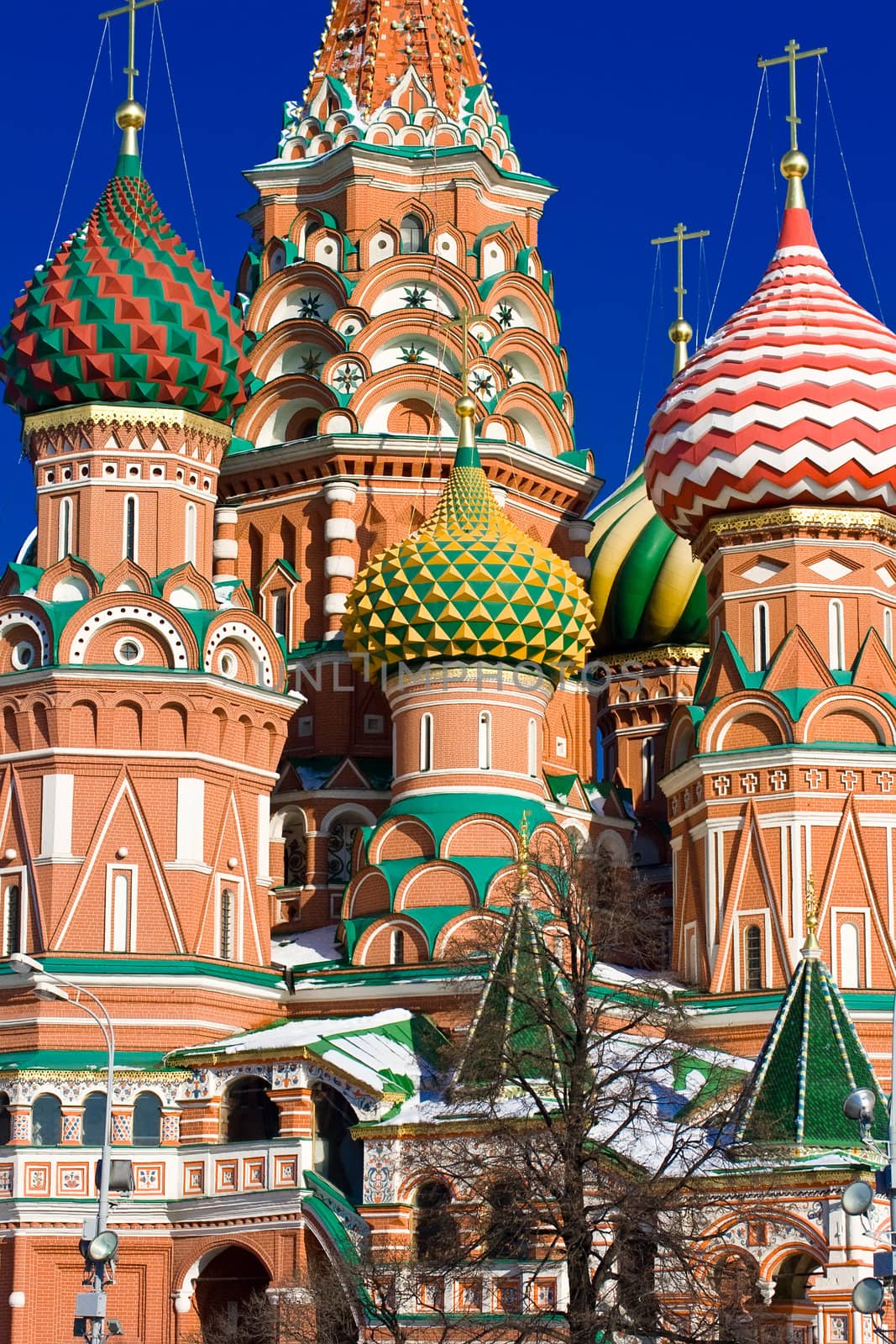 St Basil's Cathedral on Red Square, Moscow, Russia