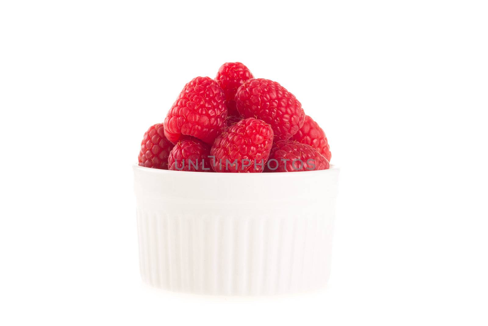 raspberry isolated on white background