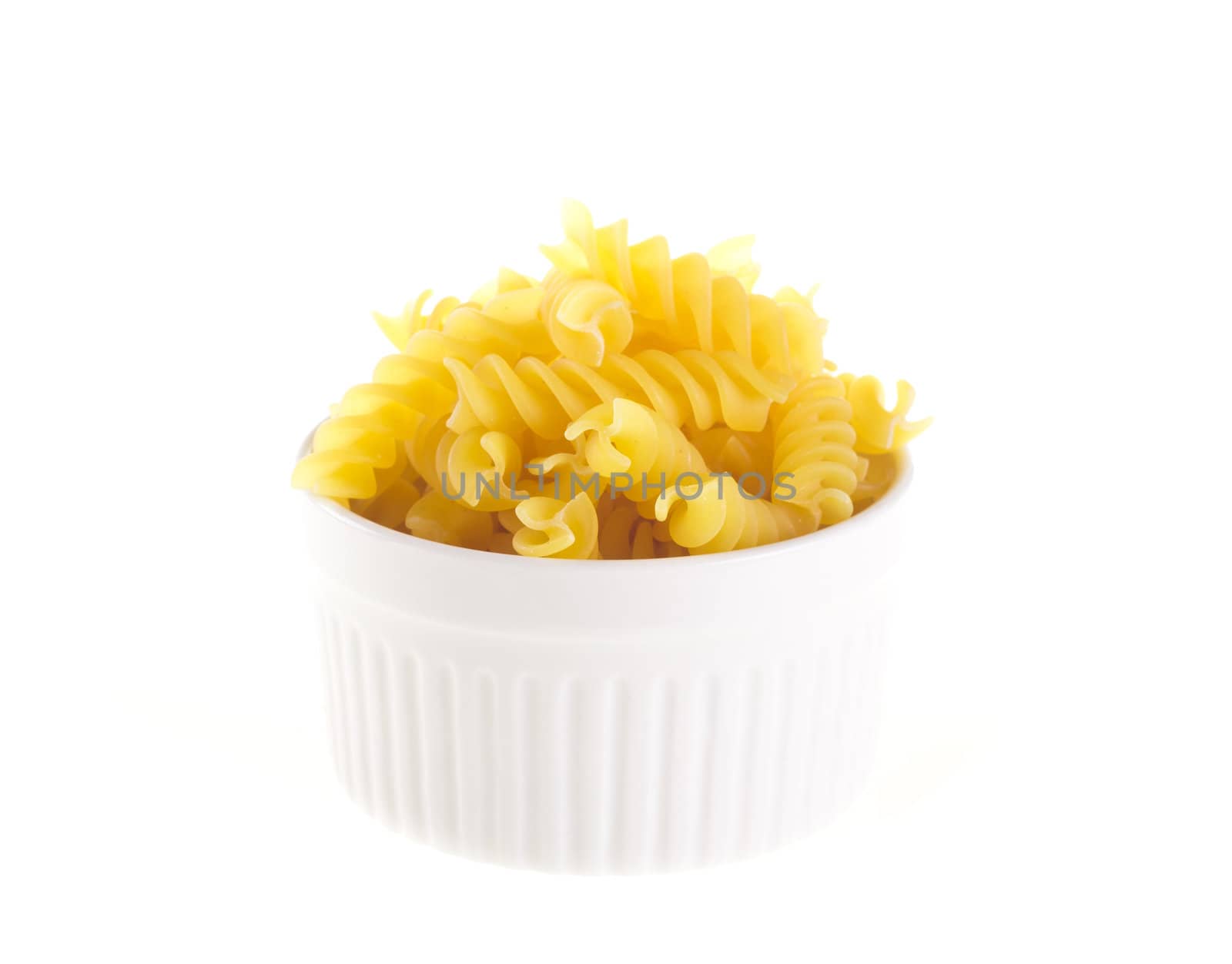 bowl of raw yellow macaroni